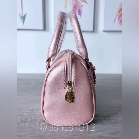 BETSEY JOHNSON Bag Chain Barrel Crossbody - Rose Gold LBCHAIN - Picture 4 of 8